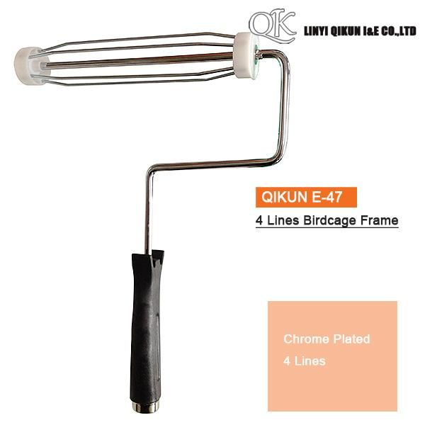 E-47 American Type 4 Lines Birdcage Paint Roller Frame Hardware Painting Hand Tools