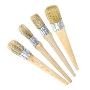 Oval Chalk and Wax Brush for Chairs