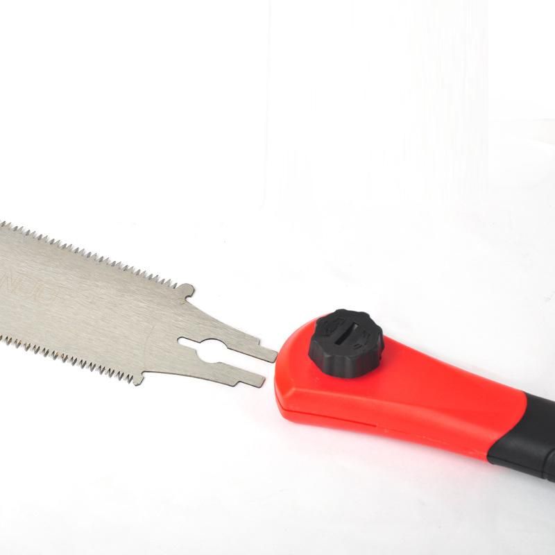 6 Inch Mn-Steel Double Side Sharp Teeth Garden Drywall Hand Saw