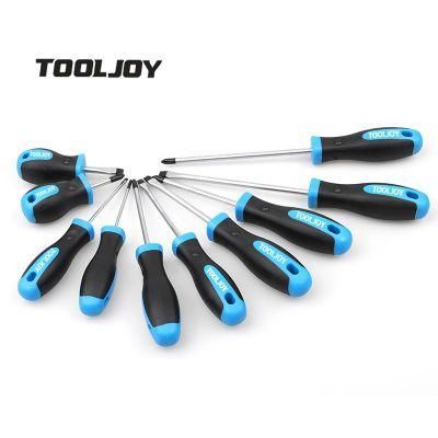 Multifunction Professional Hand Screw Driver Tools CRV Philips Slotted Pozi Torx Screwdriver Set with TPR Handle