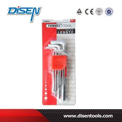 Standard Nickel-Plated Allen Key 1.5 2 2.5 3 4 5 6 8 10 12 14 16 17 19mm