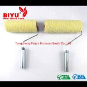 Nigeria Biyu Brush Durable Iron Handle Paint Roller Spindle Roller Brush Euro-Style Roller Brush