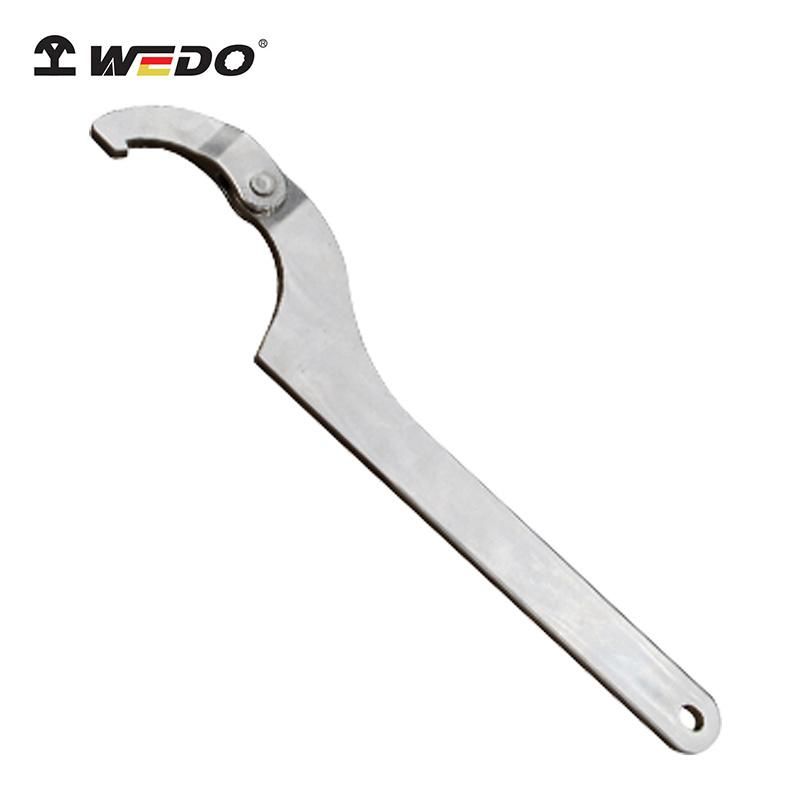 WEDO Stainless Steel Hook Spanner Heavy Duty Adjustable Hook Wrench