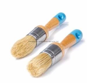 2-in-1 Round Chalk &amp; Wax Brush for Painting Furniture