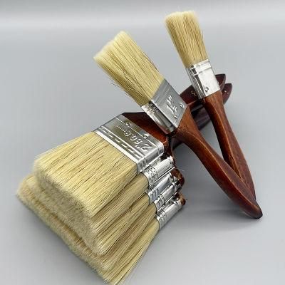 Redwood Handle Long Hair Decoration Brush Pig Bristle Brush