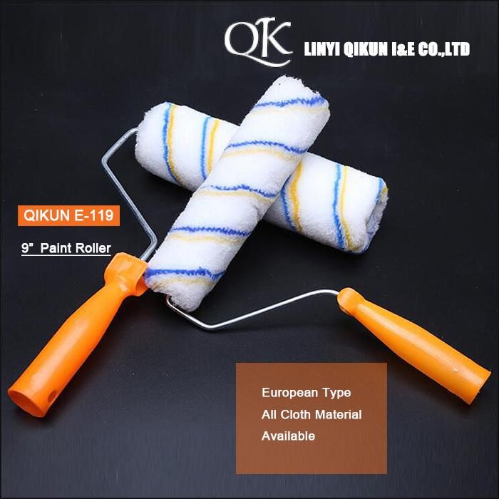 E-117 Hardware Decorate Paint Hand Tools Acrylic Brown Grey Double Strips 4" Mini Paint Roller