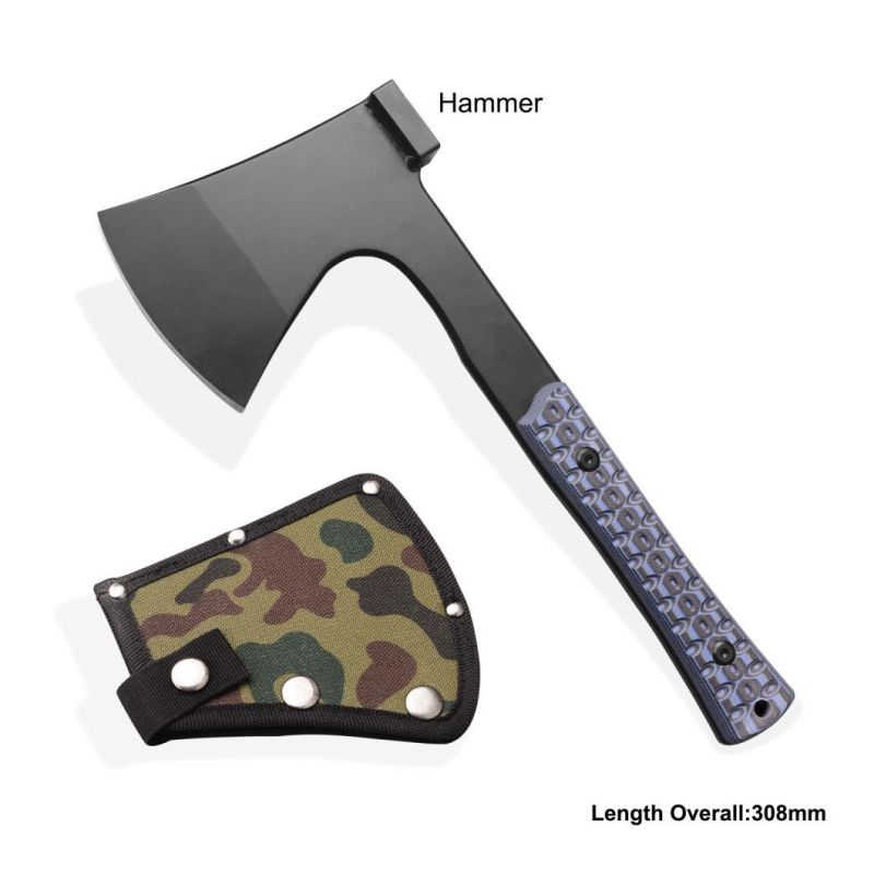 Hot Sale Multi Function Tool Outdoor Tool Tactical Axe & Hammer (#8470)