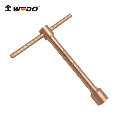 WEDO Beryllium Copper Non-Sparking Sliding T Type Wrench High Quality Spanner Bam/FM/GS Certified