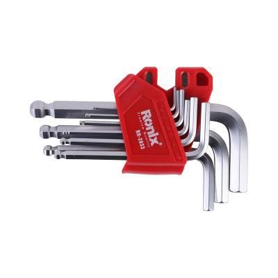 Ronix 1.5-10mm Spark Free Non Magnetic Beryllium Copper Hex Key with Ball