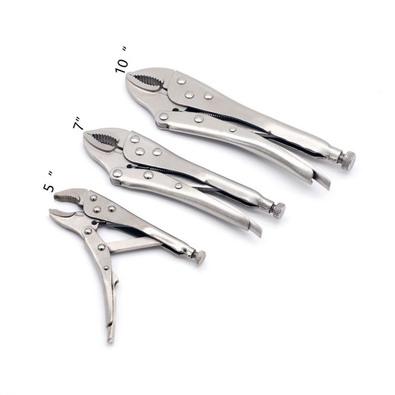 Straight Jaw, Curved Jaw, Round Jaw, Locking Pliers