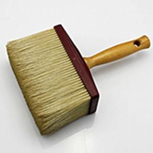 Wooden Handle Wall Brush with Natural Chinese Bristle Factory Made