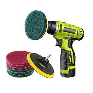 Bathroom Cleaning Power Scrubber Scouring Pad Kit/Drill Scrub Pad