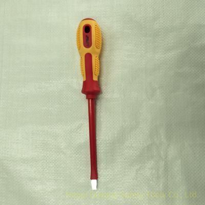 1000V Insulated/Insulation Tools Electrican Slotted Screwdriver 6*125mm