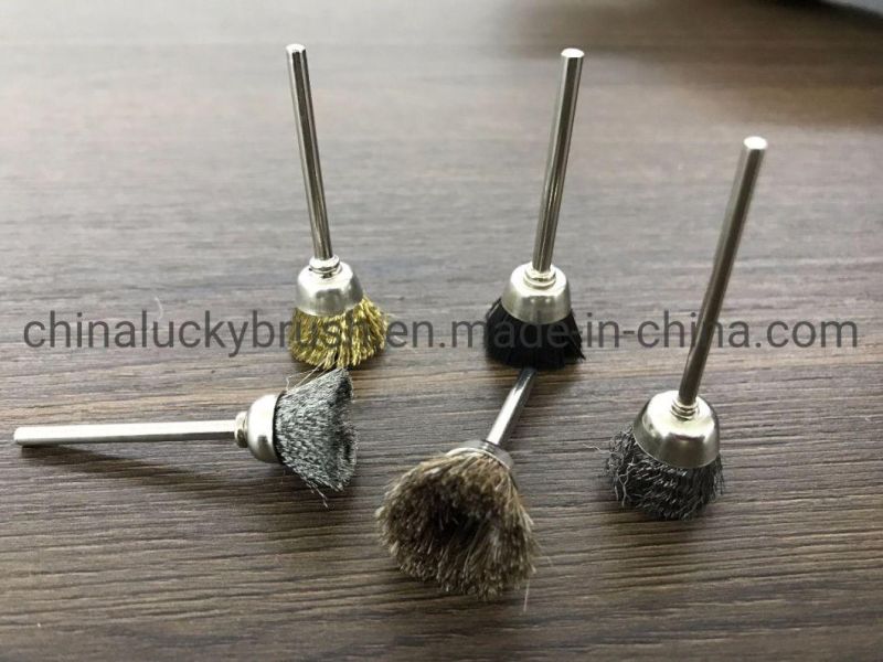 Mini Cup Brush with Shaft (YY-772)