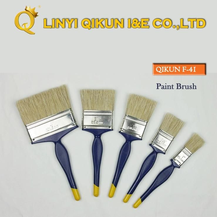 F-38 Hardware Decorate Paint Hand Tools Double Color Wooden Handle Bristle Paint Brush