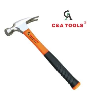 Right-Angle American Type Claw Hammer with Fiberglass Handle