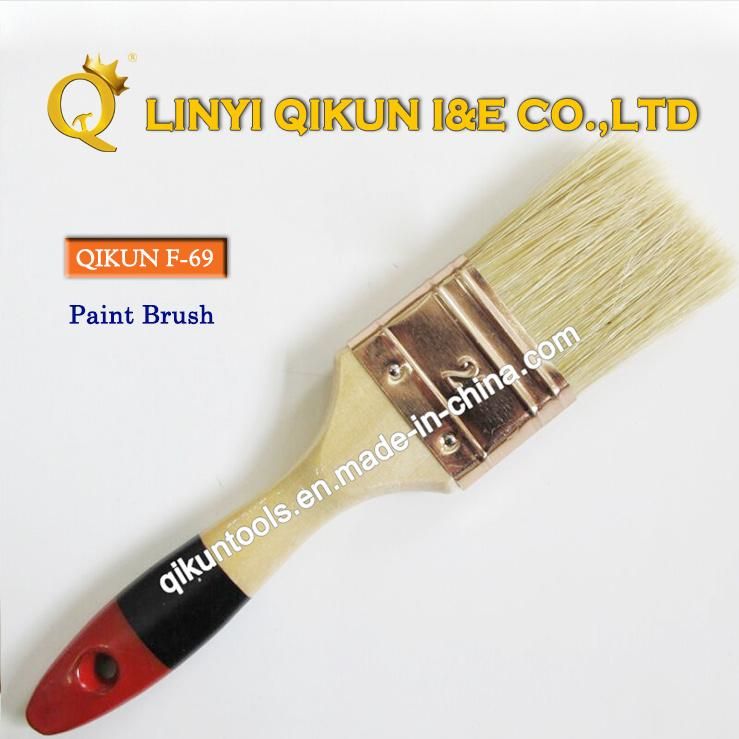 F-68 Hardware Decorate Paint Hand Tools Wooden Handle Bristle Roller Paint Brush