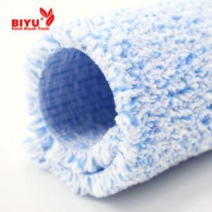 Blue and White DOT Stripe Roller Brush, Polyester Flannel Can Be Customized for Industrial Use
