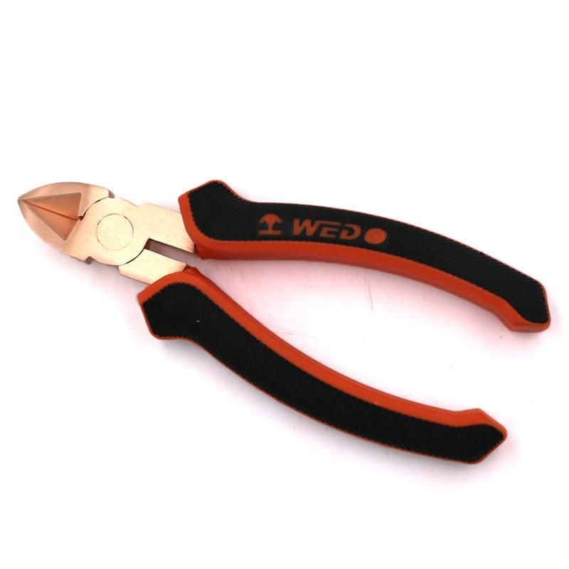 WEDO 6" 8"Non-Sparking Diagonal Cutting Pliers, Spark-Free Safety Side Wire Cutters Pliers, Non-Magnetic Beryllium Copper