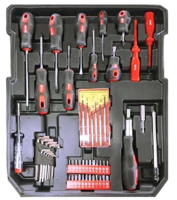 Multifunction Tool 3 Layer 189PCS Aluminum Case Repair Auto Tools