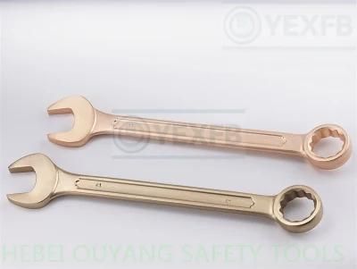 Spark Resistant Tools Combination Wrench, 41mm, Atex, Al-Br/Be-Cu