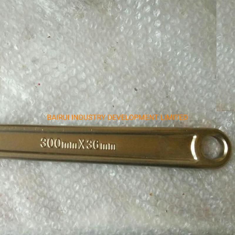 10 Inch Non Sparking Safety Copper Alloy Adjustable Wrench for Sell