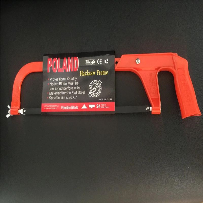 Poland Dronco Wooden Handle Metal Steel Hacksaw Frame