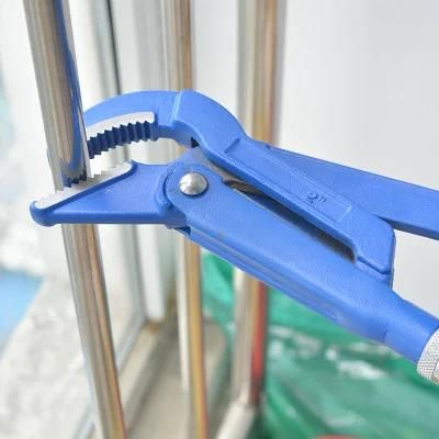90 Degree Bent Nose Pipe Wrench Dipped Handle