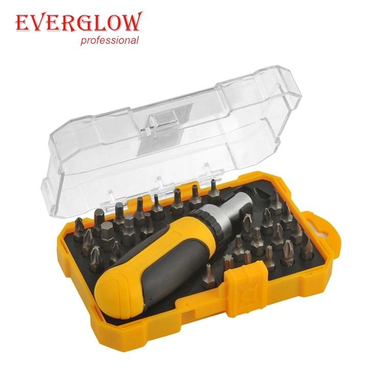 29PCS Quick Change Ratchet Screwdriver Bit Holder Set