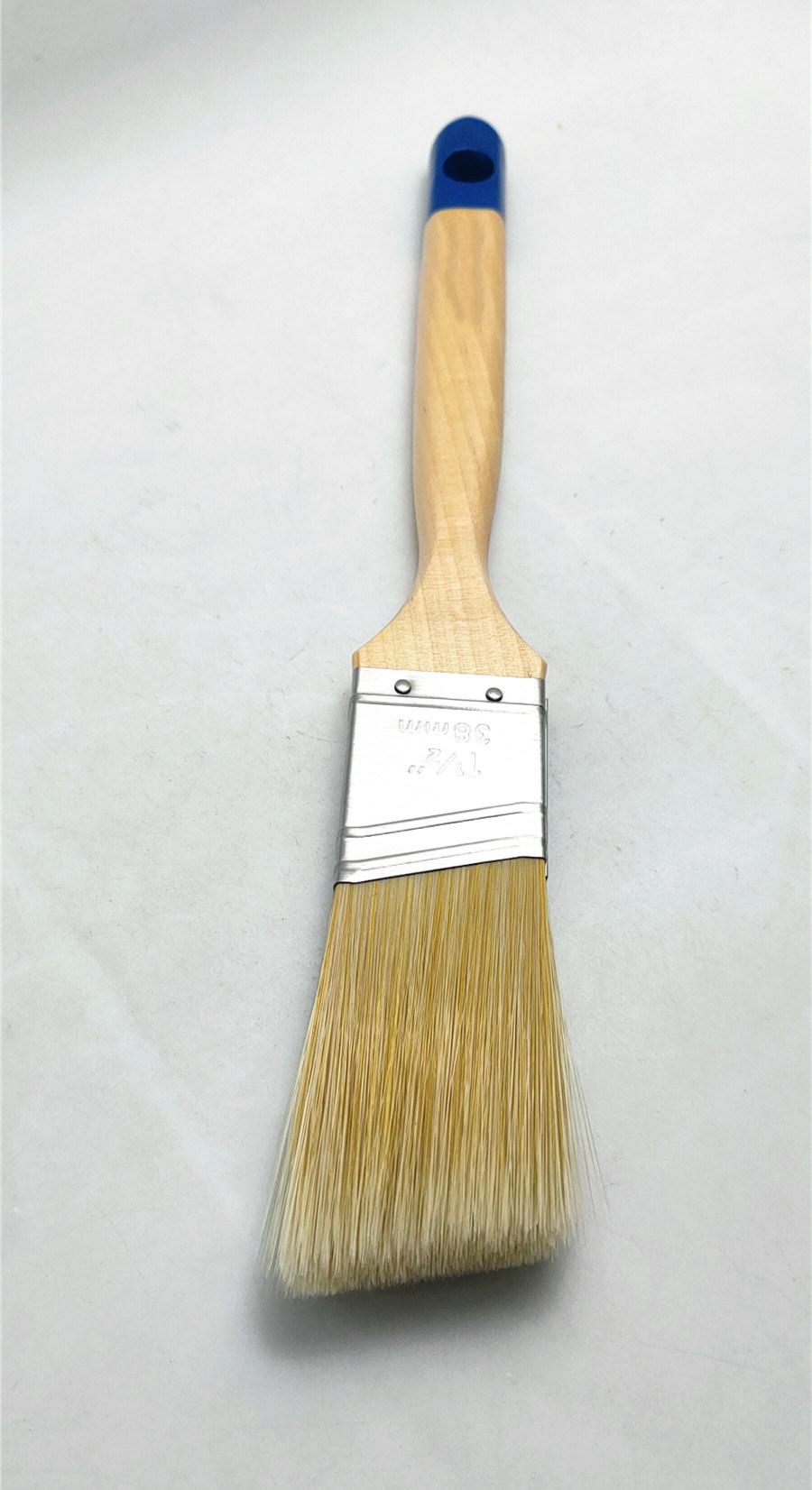 1.5inch Flat Paint Brushes Wooden Handle Painting Brush