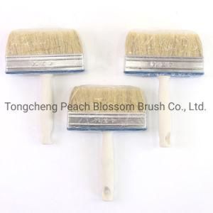High Quality Bristle Brush Wire White Wooden Handle Paint Brush for Decoratng