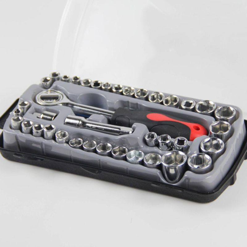 Unfolded Hand Tool Adjustable Ratchet Socket Set Wrench