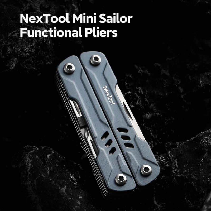 Nextool Aluminum Handle Mini Pocket Pliers Multitool with High Precision