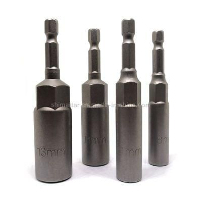 Lot of 1/4&quot; 3/16 9/32 Inch Hex Power Nut Driver Drill Bit Set Socket Bit Adapter Metric Socket Strong Sleeve Socket Bit for Wrench Screw