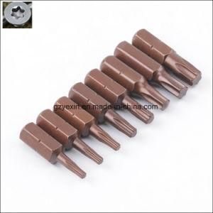 Brown/Sandblassted Screwdriver Bit Impact Driver Bits Hand Tool