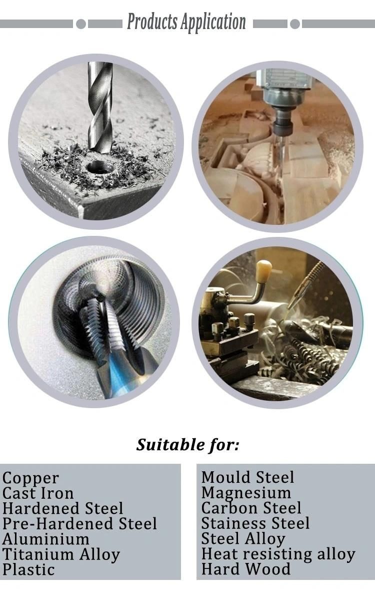 HSS Straight Fluting Hand Taps for Steel Aluminium Copper Non Ferrous Tapping