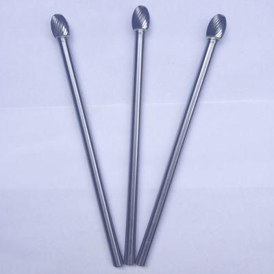 Oval Shape Rotary Burrs Tungsten Caribide Removal Cutting Tools