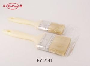 Paint Brush with Nature Wooden Handle and Pet Filament
