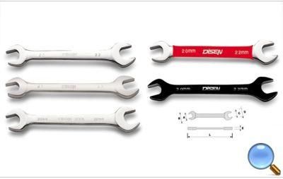 Mirror/Rubber Handle Finish Size 20*22mm Double Open End Spanner