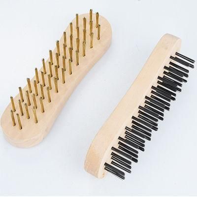 Steel Wire Brushes with Wood Handle