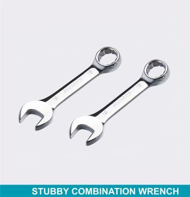 Chrome Vanadium CRV Short Combination Wrench