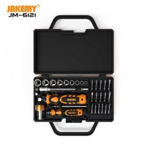 Jakemy 31PCS Home Auto Car Maintenance Kit Socket Ratchet Screwdriver Bit Repair Tool Set