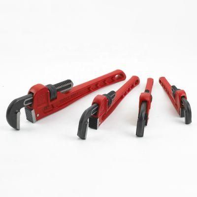 Great Wall Brand High Quality 8&prime; &prime; -48&prime; &prime; Steel Pipe Wrench Heavy Duty Adjustable Pipe Wrench