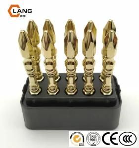 Exquisite Taiwan S2 65mm Double Sides Golden Color Screwdriver Bits