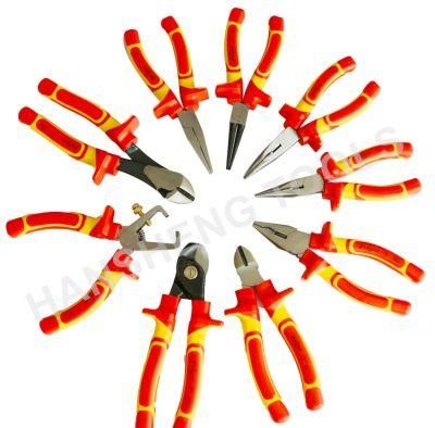 Made of Cr-V, Polished, Nickel Plated, Pearl-Nickel Plated, TPE Handle, 1000 V Pliers, VDE Combination Pliers