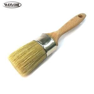 Round Paint Brush with Wooden Handle for Painting Wall