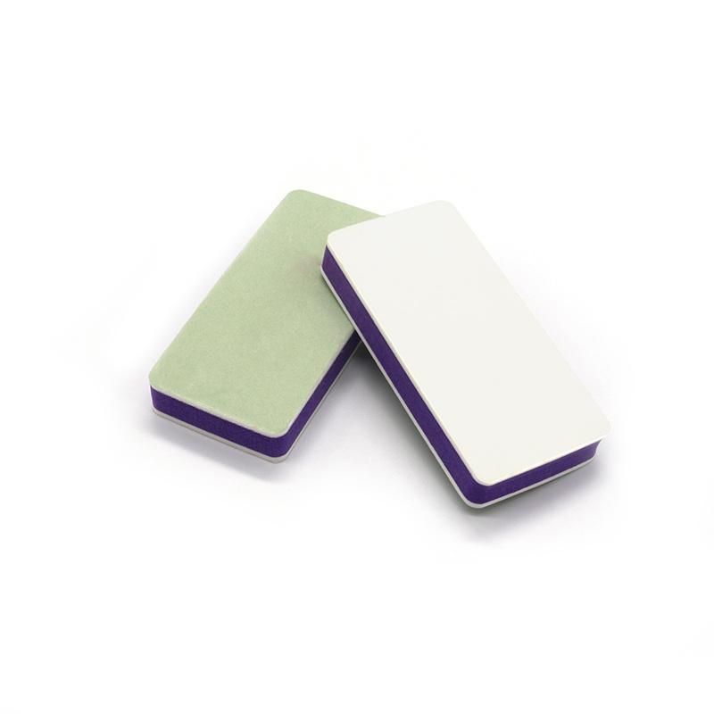 OEM Mini 2 Way Purple Nail Buffer Block for Beauty Salon