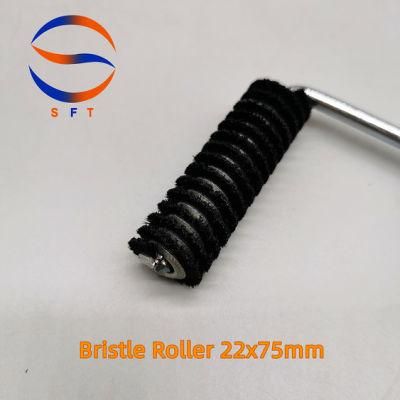 Customized 22mm Diameter 75mm Length FRP Defoaming Bristle Brush Rollers