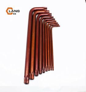 Factory Supply Extra Long Bronze Oxide Copper S2 Torx Key