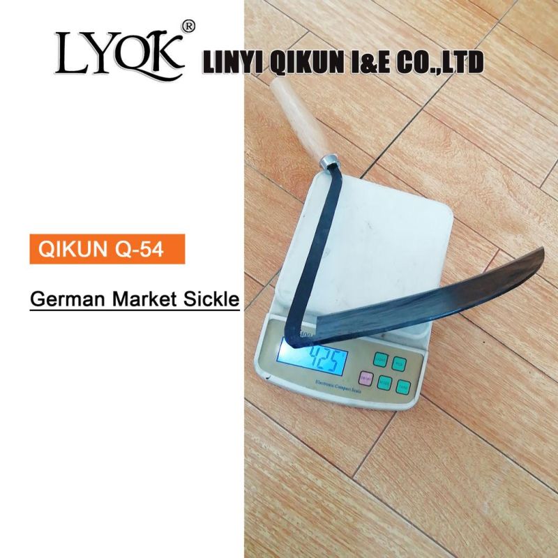 Q-51 Wooden Handle Bowed Sickle